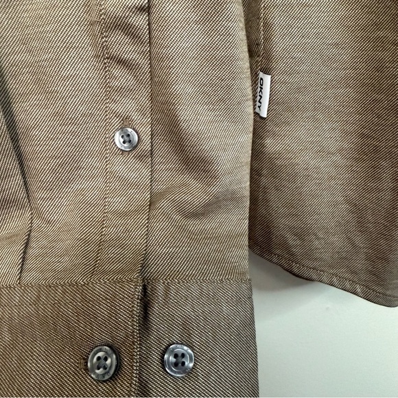 Men's Mocha Preppy Button Down Shirt - Picture 8 of 8
